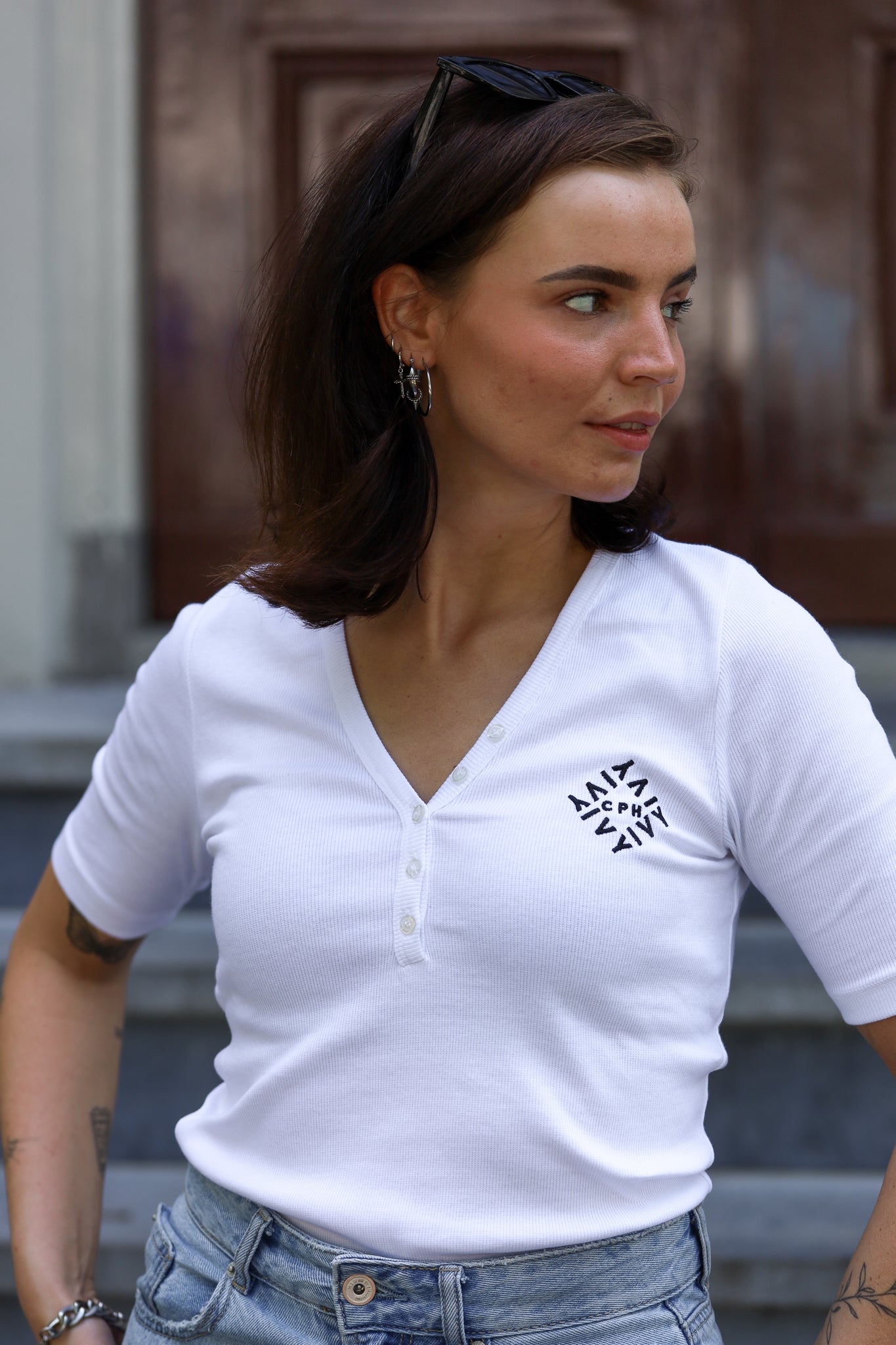 IVY Copenhagen -Rita V-Neck T-shirt