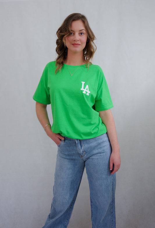 T-shirt limoen groen