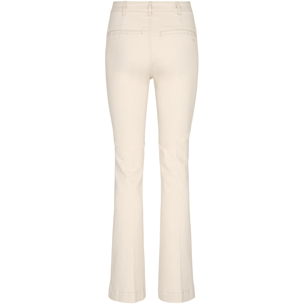 IVY Copenhagen - beige flare jeans met voorzakken