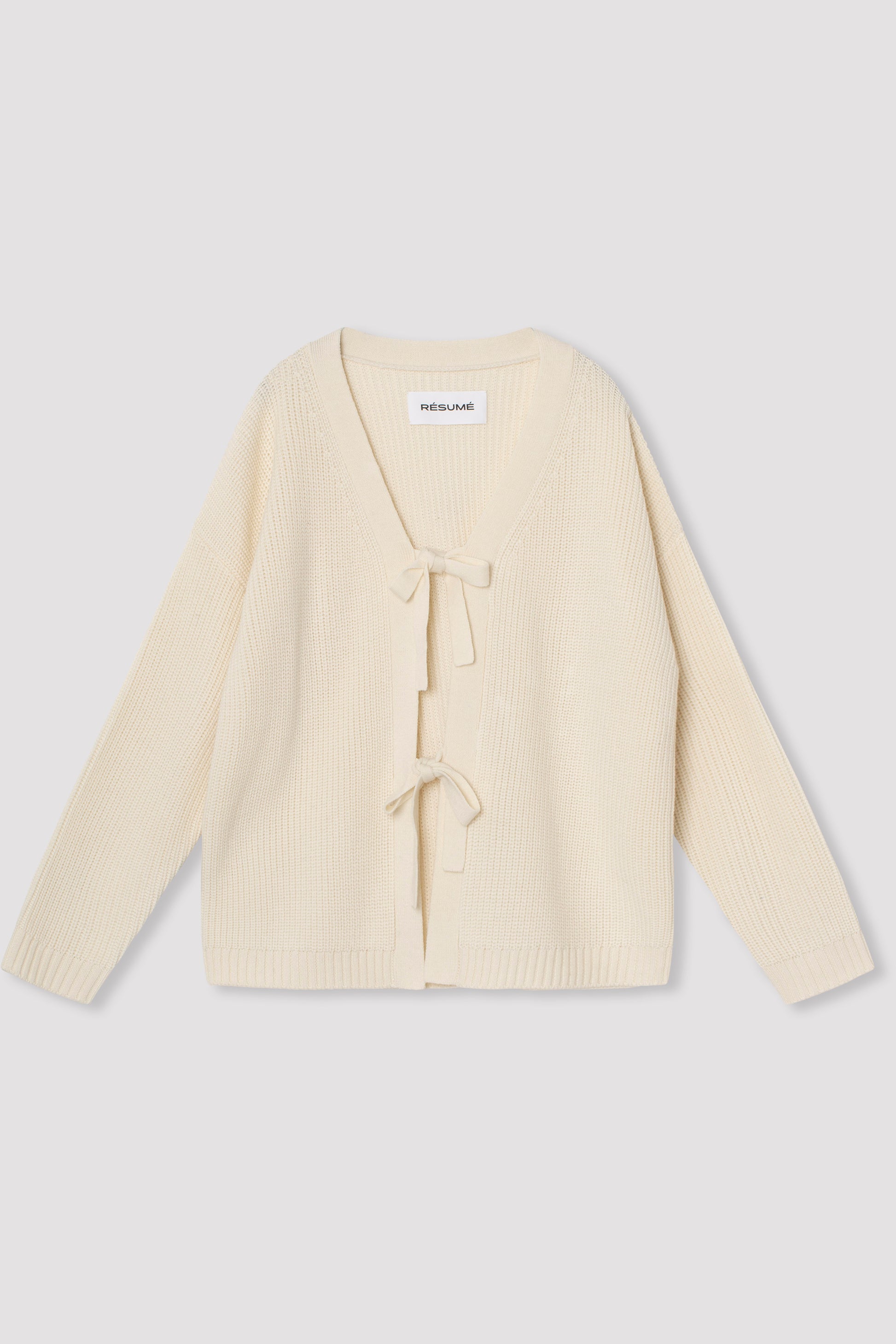 Dames gebreide truien online bij RBORN Gebreide witte vest voor