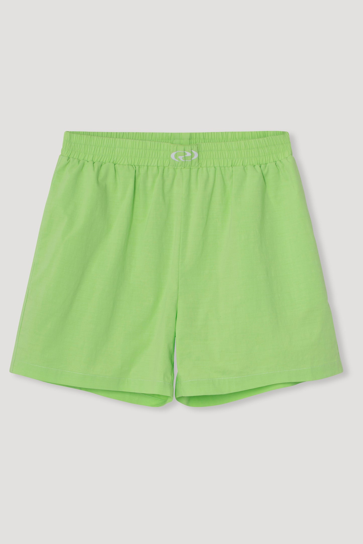 Résumé - elastische katoenen short lime